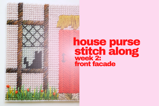 House purse stitch-along: Week 2!