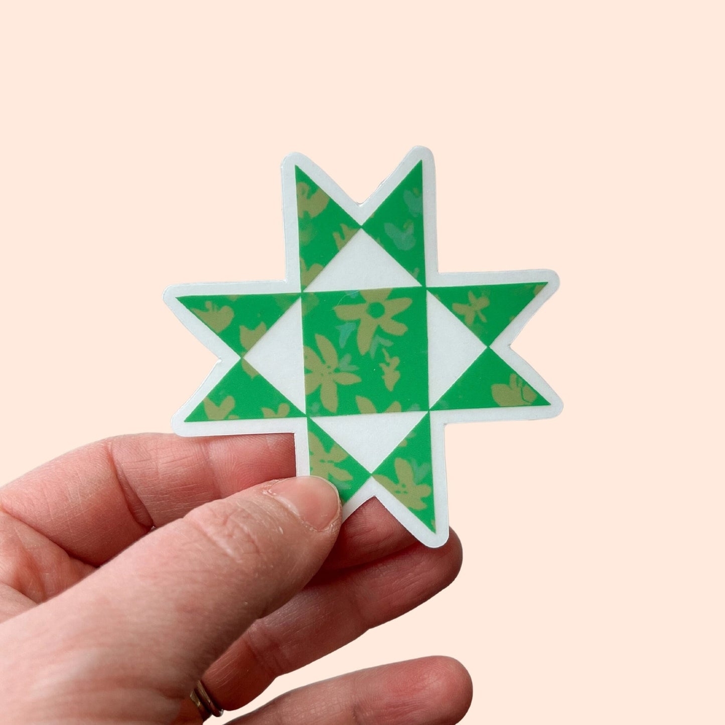 Green Ohio star sticker - Laurenspired