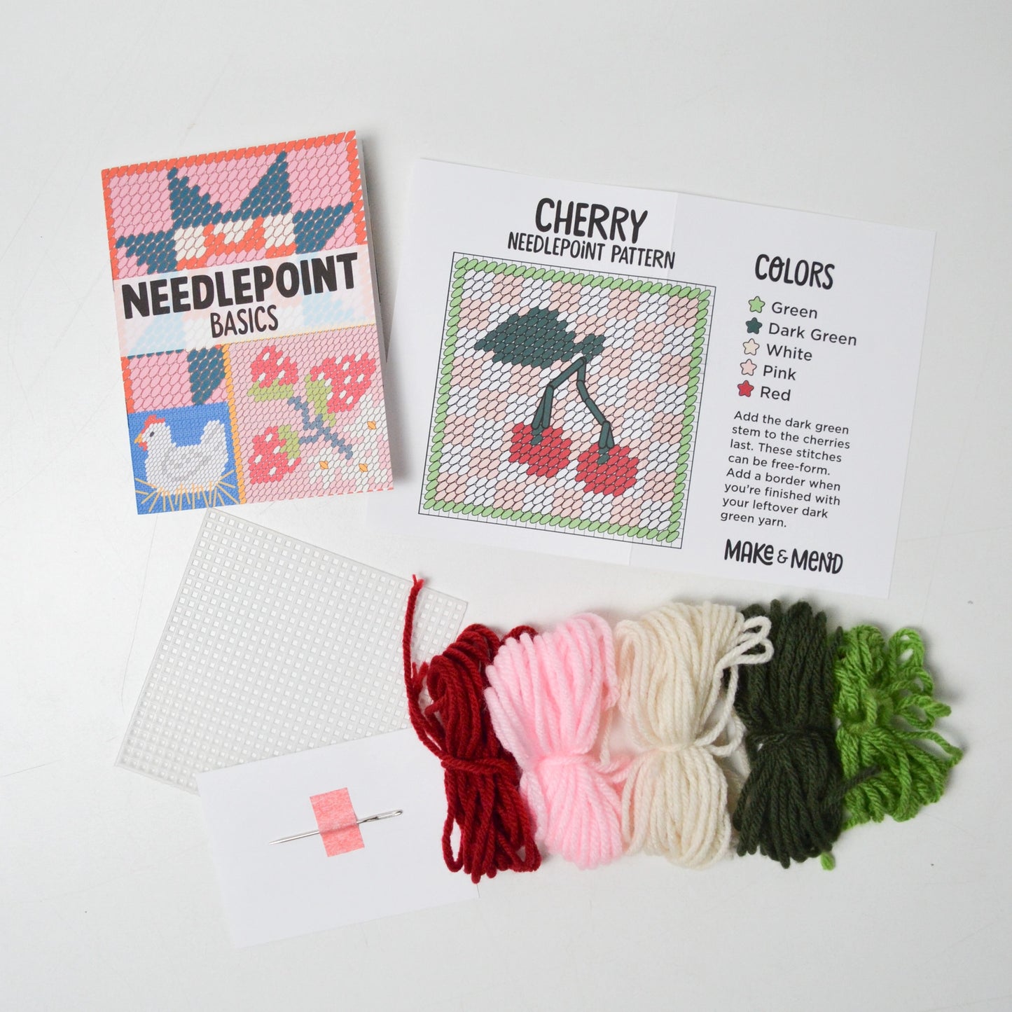 Cherry needlepoint kit