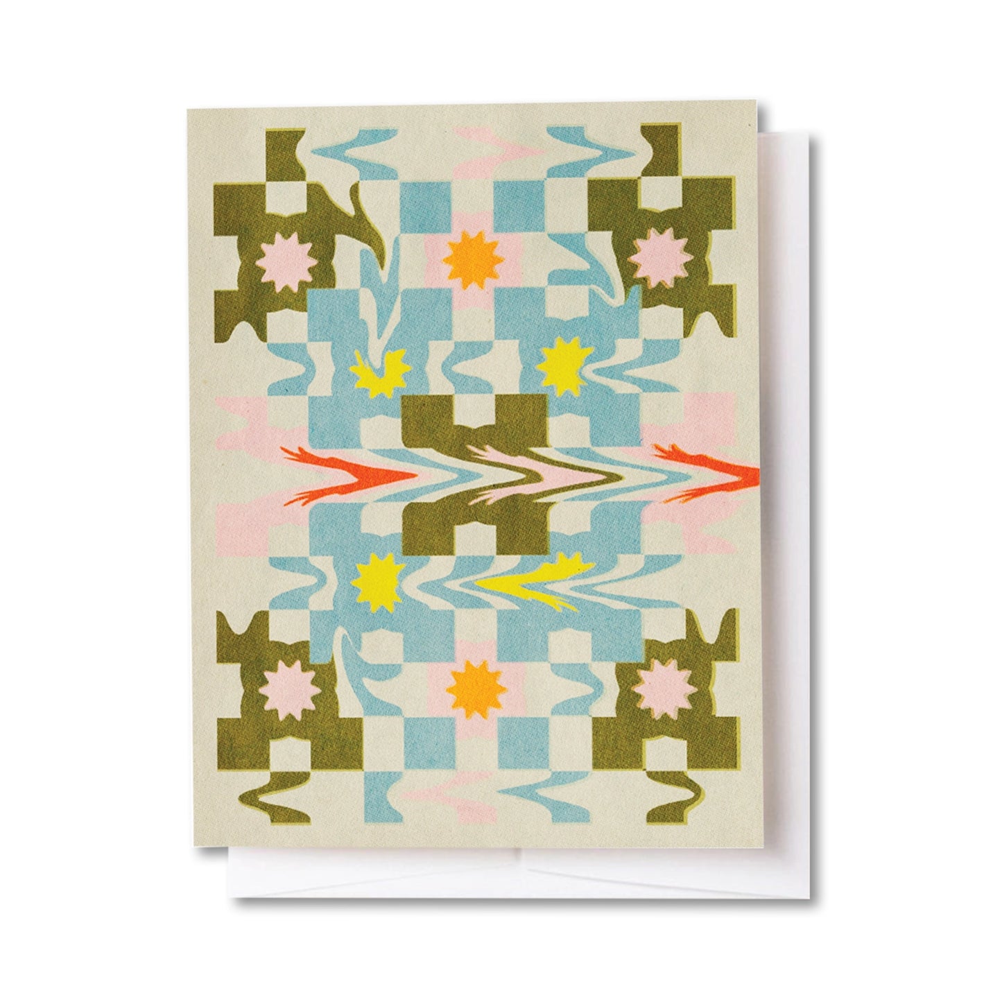 Patchwork Glitch card from Tender Loving Empire