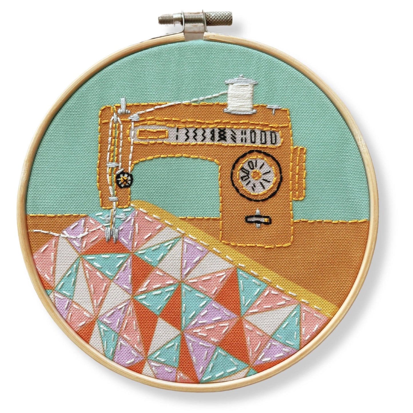 Rikrack quilting embroidery kit