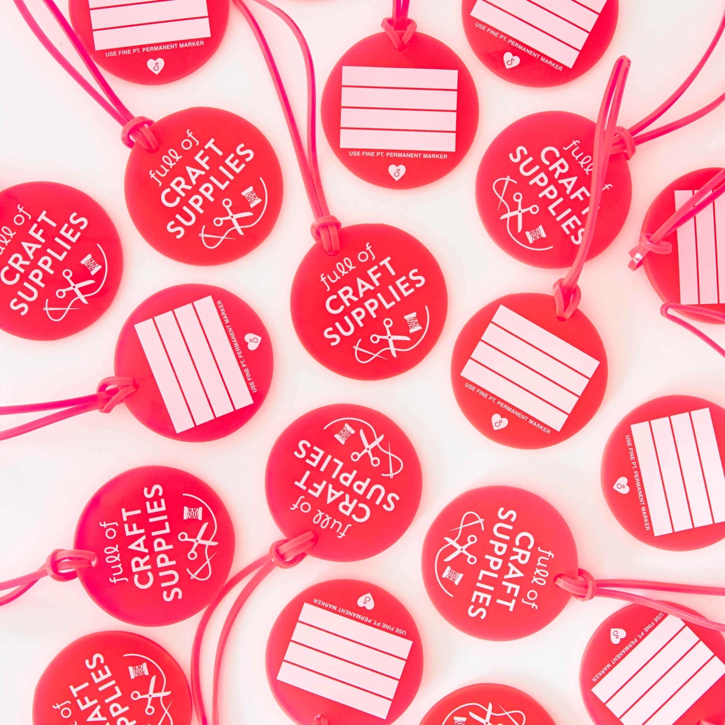 Full of Craft Supplies Luggage Tag - Sarah Hearts