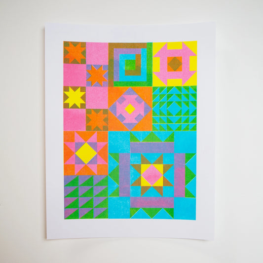 Quilt riso print from Tender Loving Empire