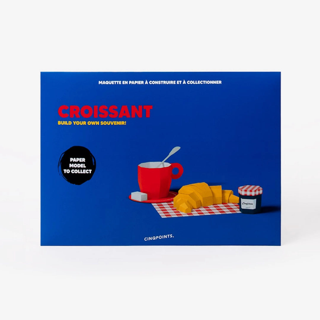 Croissant papercraft kit