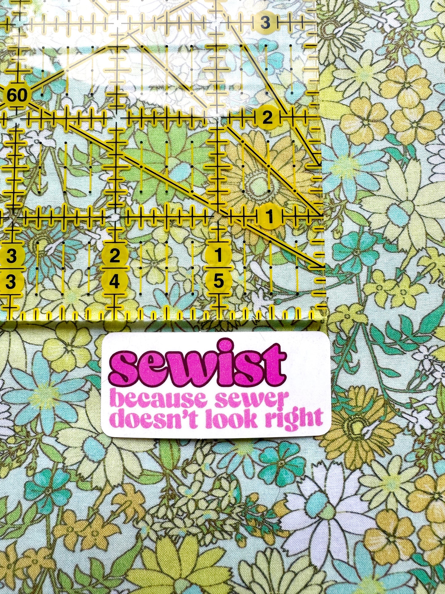 Sewist because sewer doesn't look right sticker