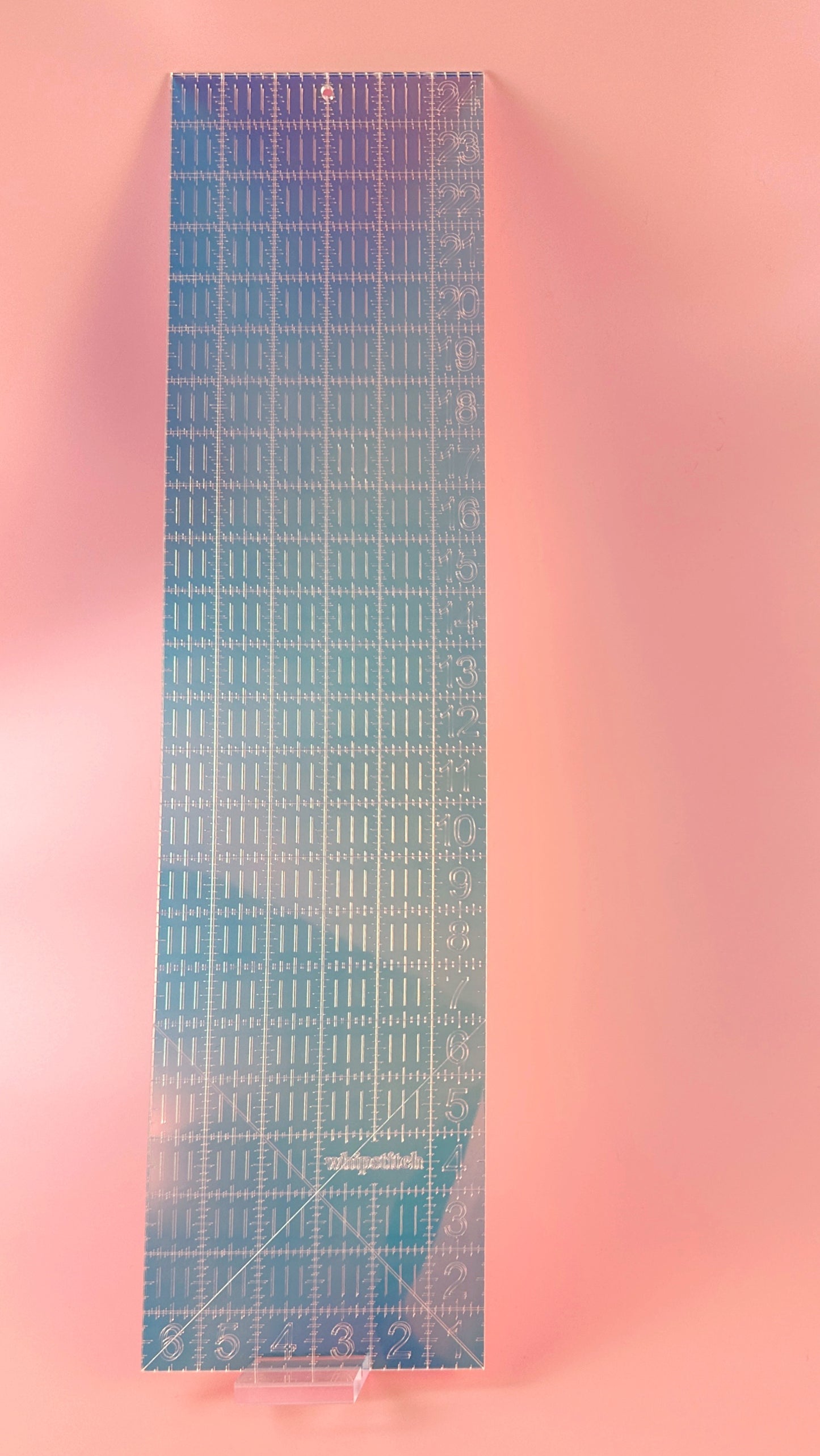 SECONDS 6 x 24 Iridescent Quilting Ruler