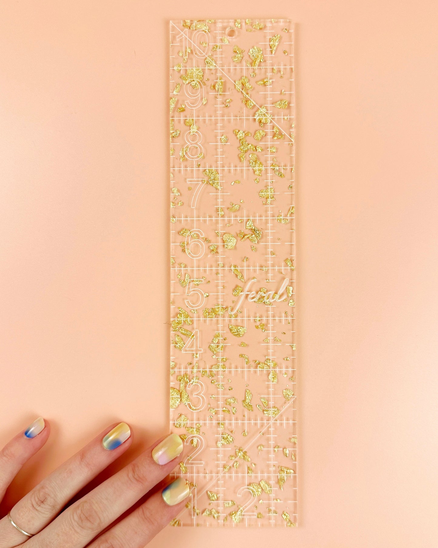 2.5 by 10 in Quilting Ruler
