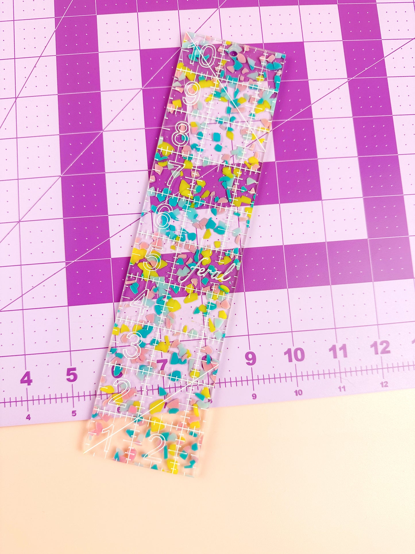 2.5 by 10 in Quilting Ruler