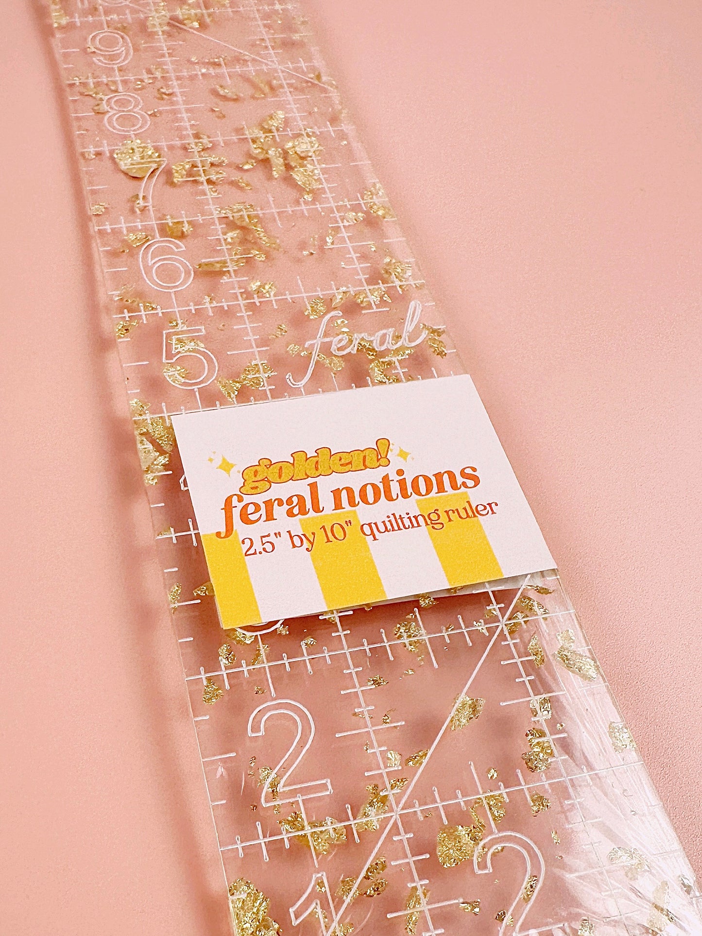 2.5 by 10 in Quilting Ruler