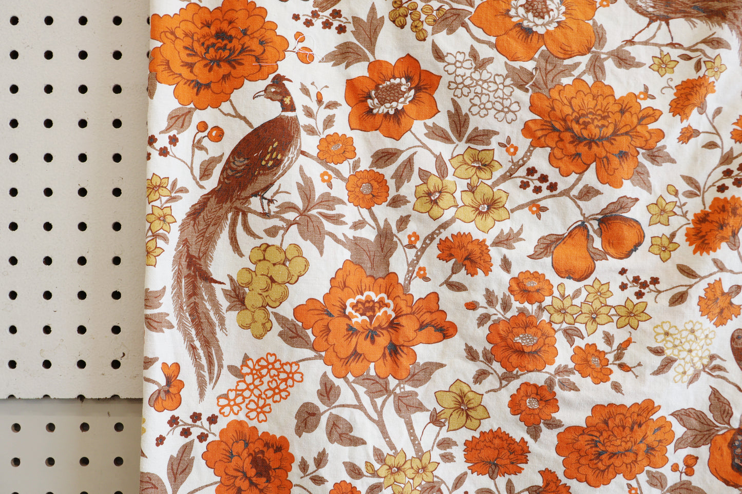 Rust pheasant pillowcase