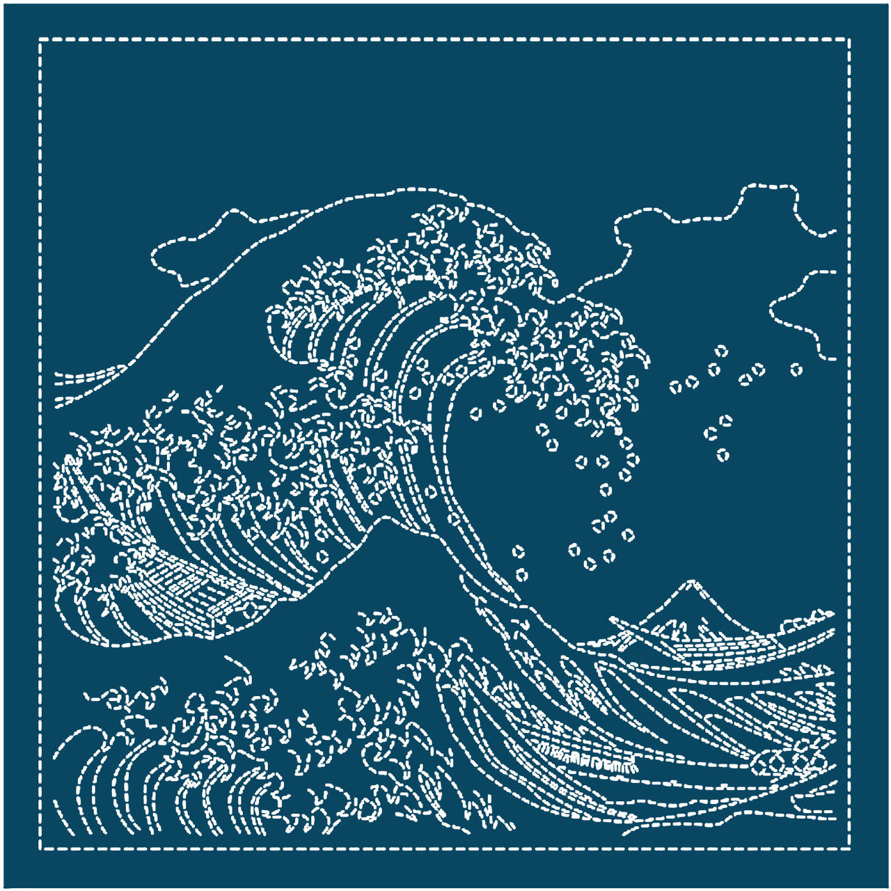 Great Wave Sashiko Sampler