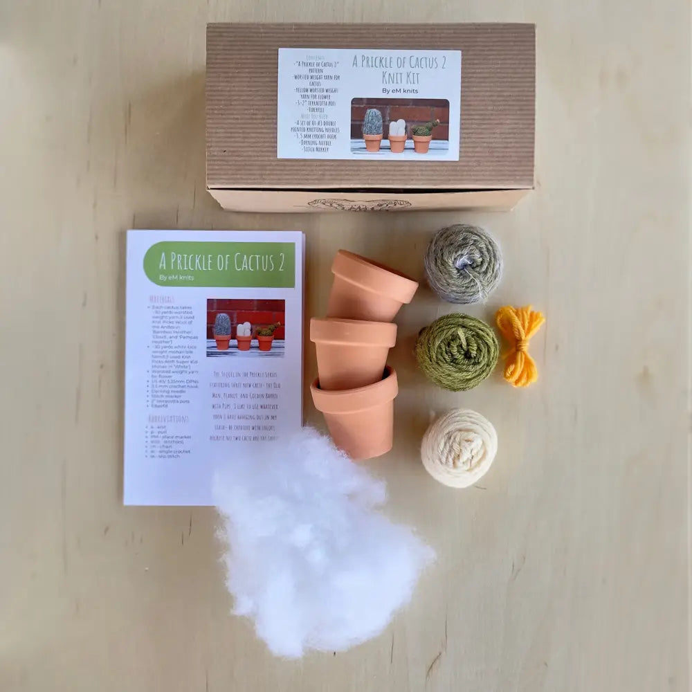 Knit kit - A Prickle of Cactus