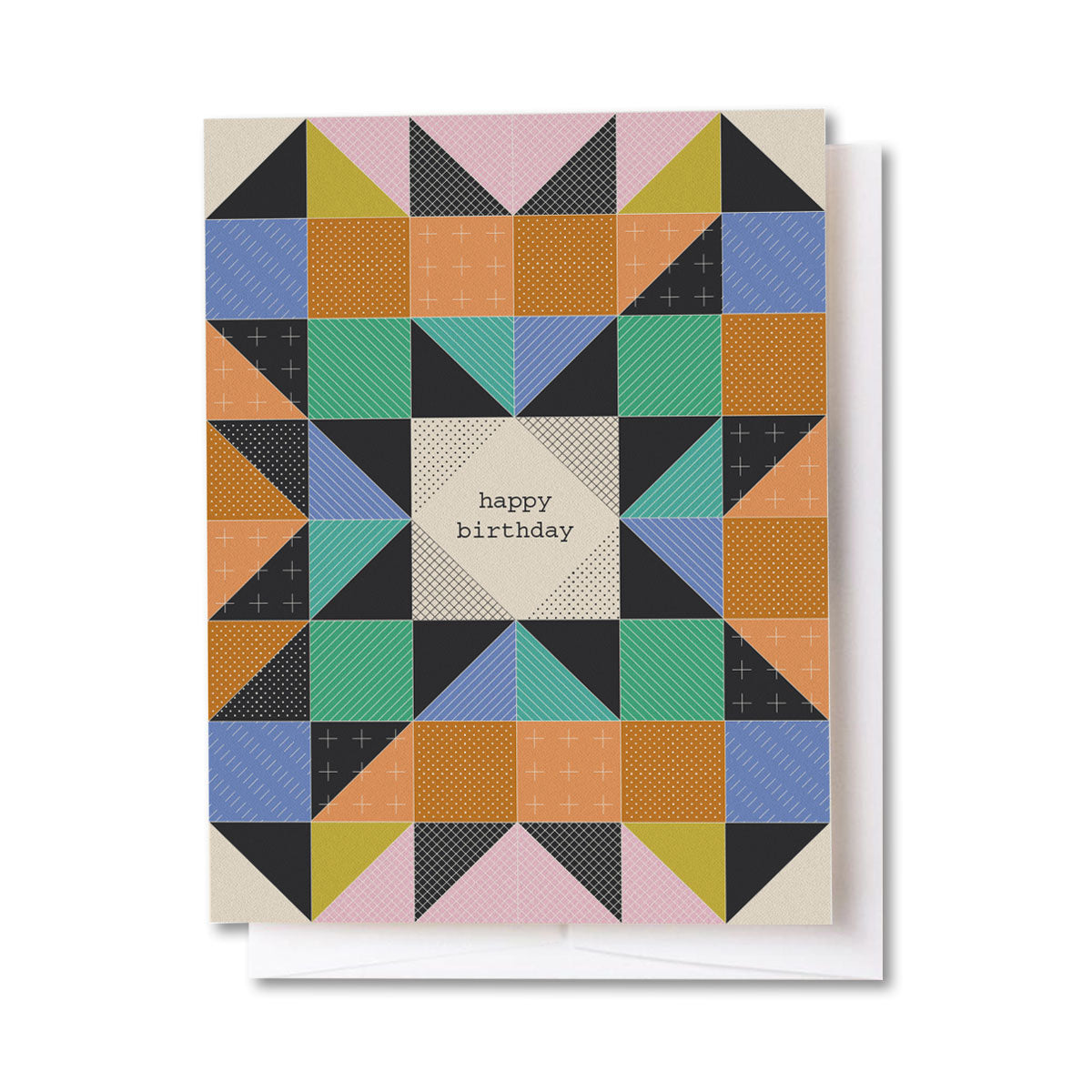 Happy Birthday quilt card from Tender Loving Empire