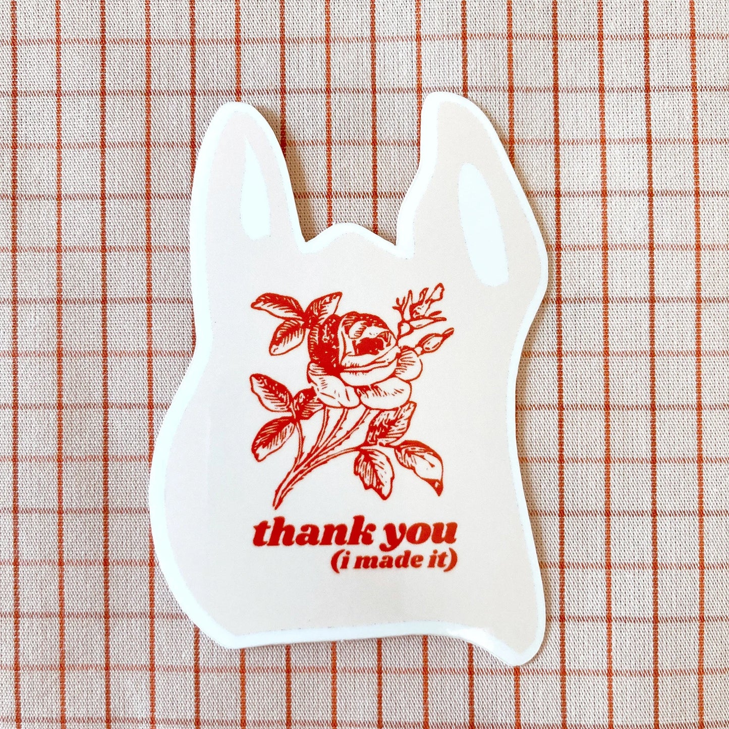 thank you, i made it! sticker
