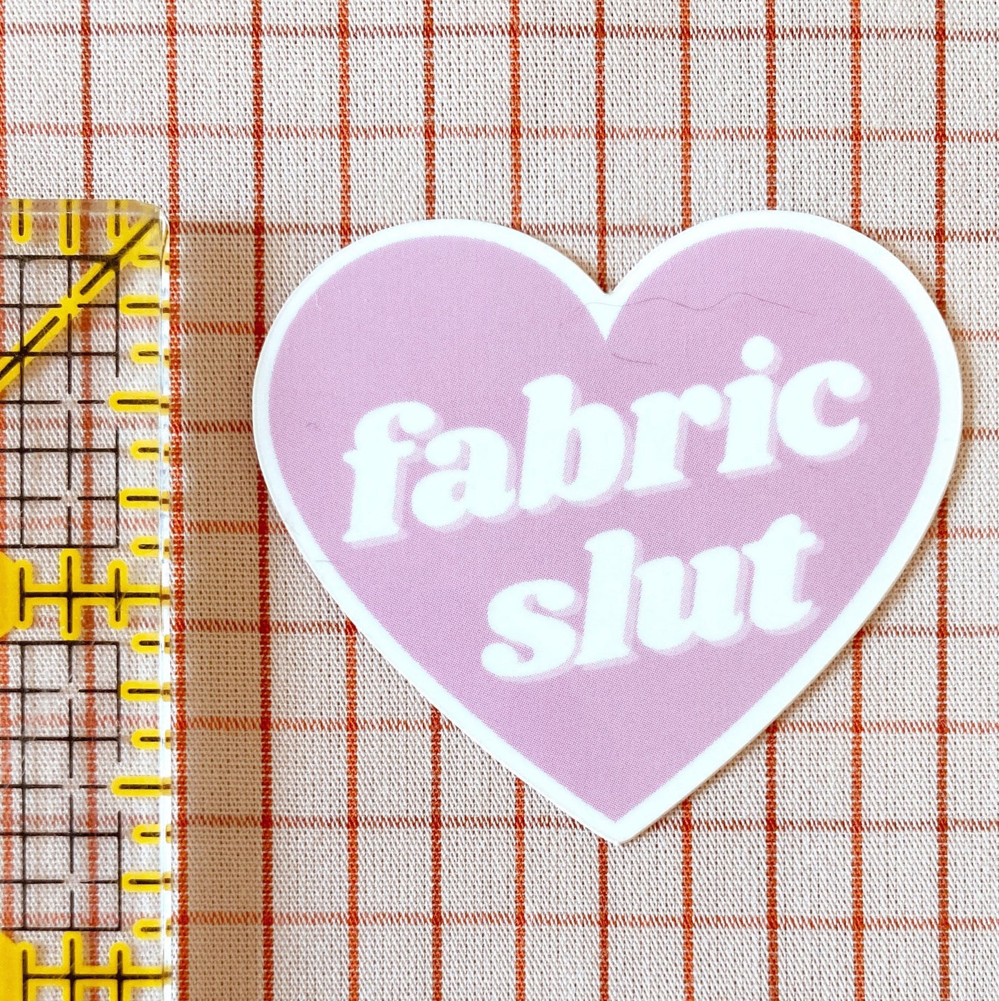 Fabric Slut vinyl sewing sticker