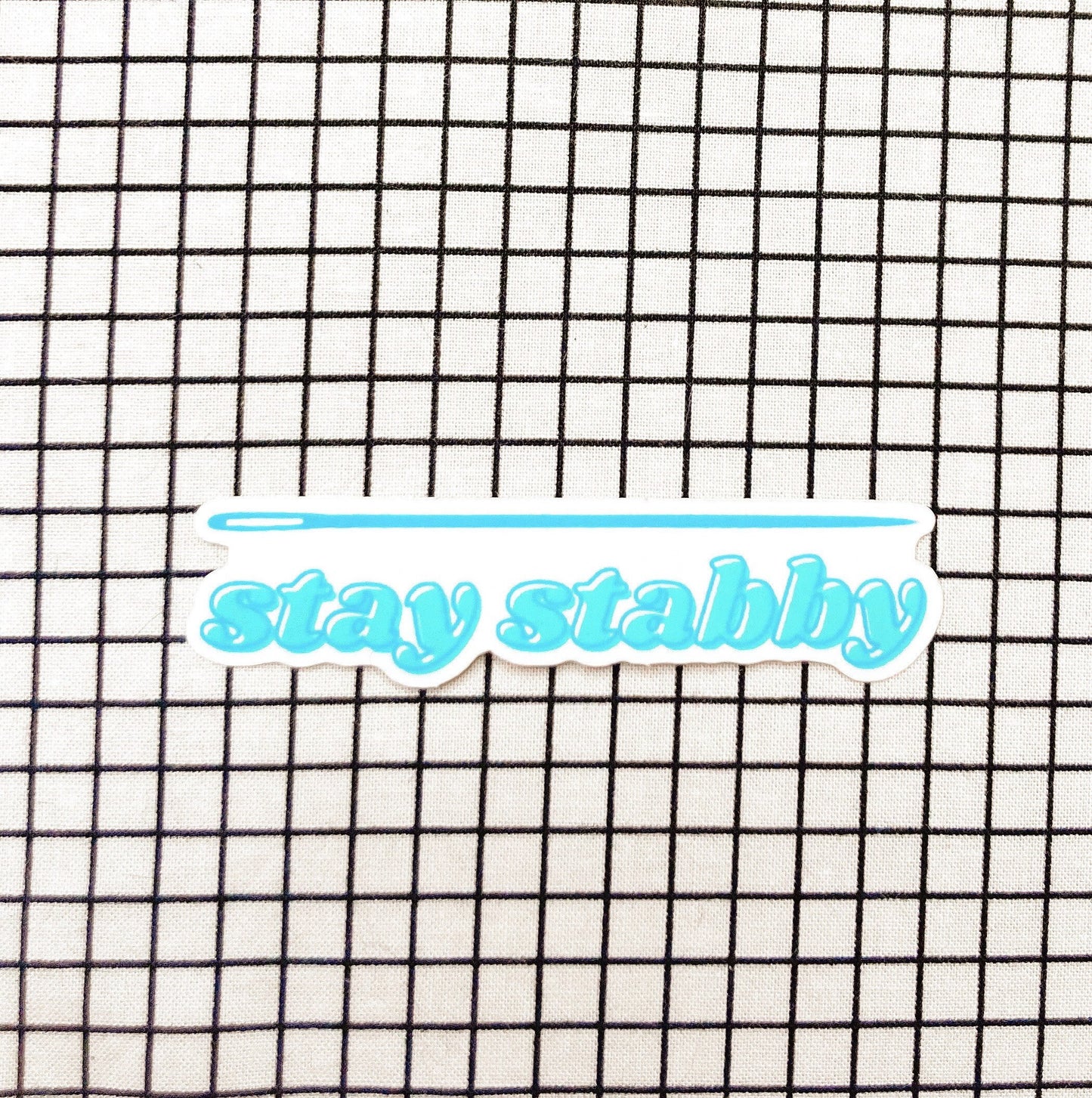 THICC sticker pack sewing and quilting vinyl holographic stickers