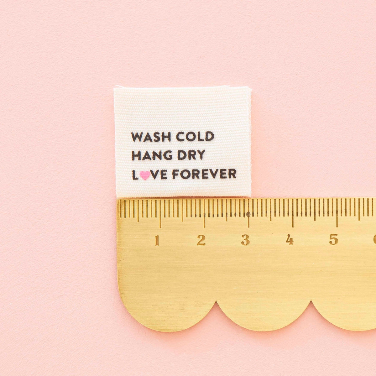 Wash Cold Hang Dry Sewing Labels