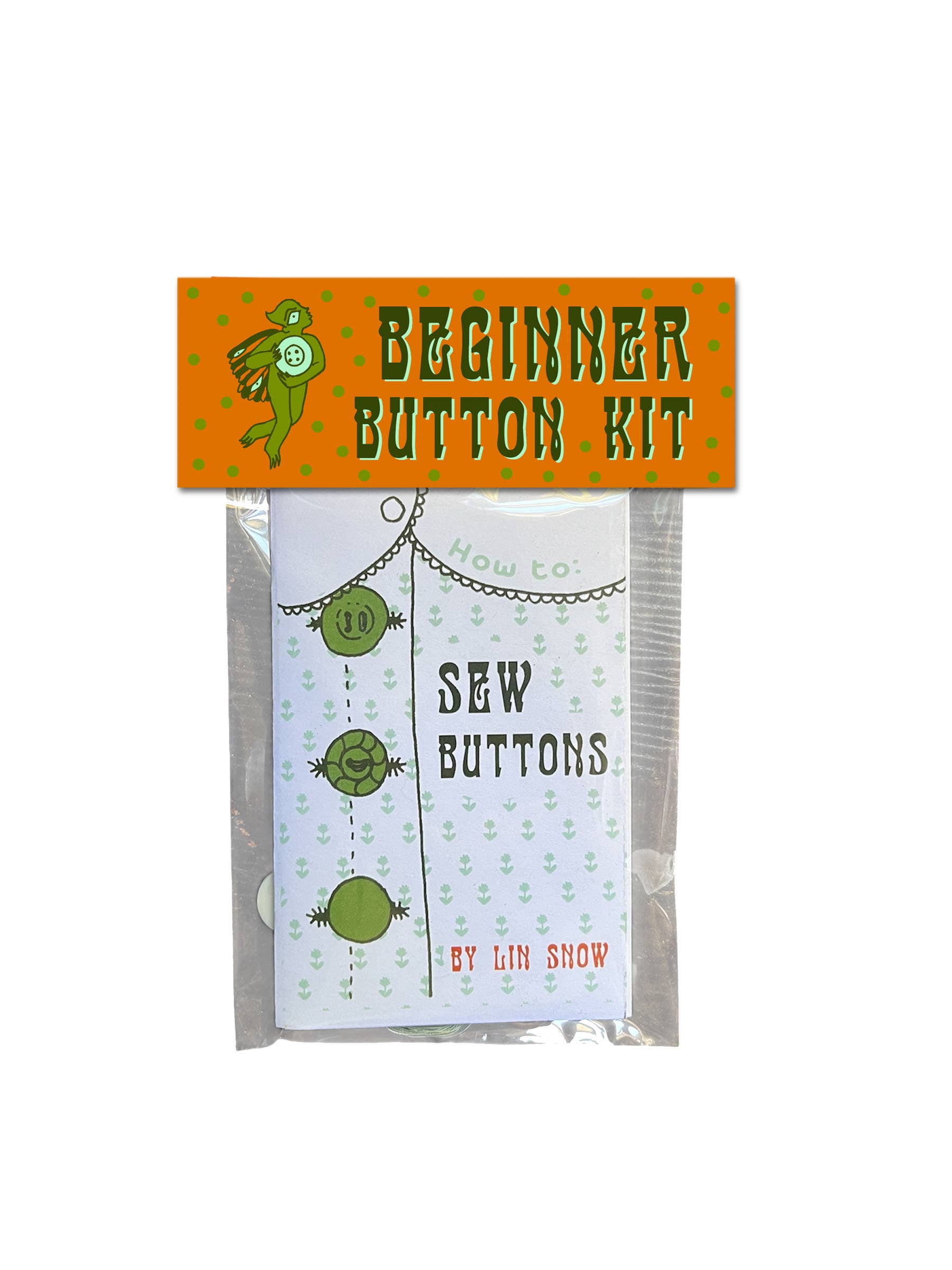 Button Sewing Zine Kit