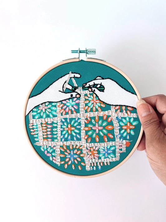 Rikrack crochet embroidery kit