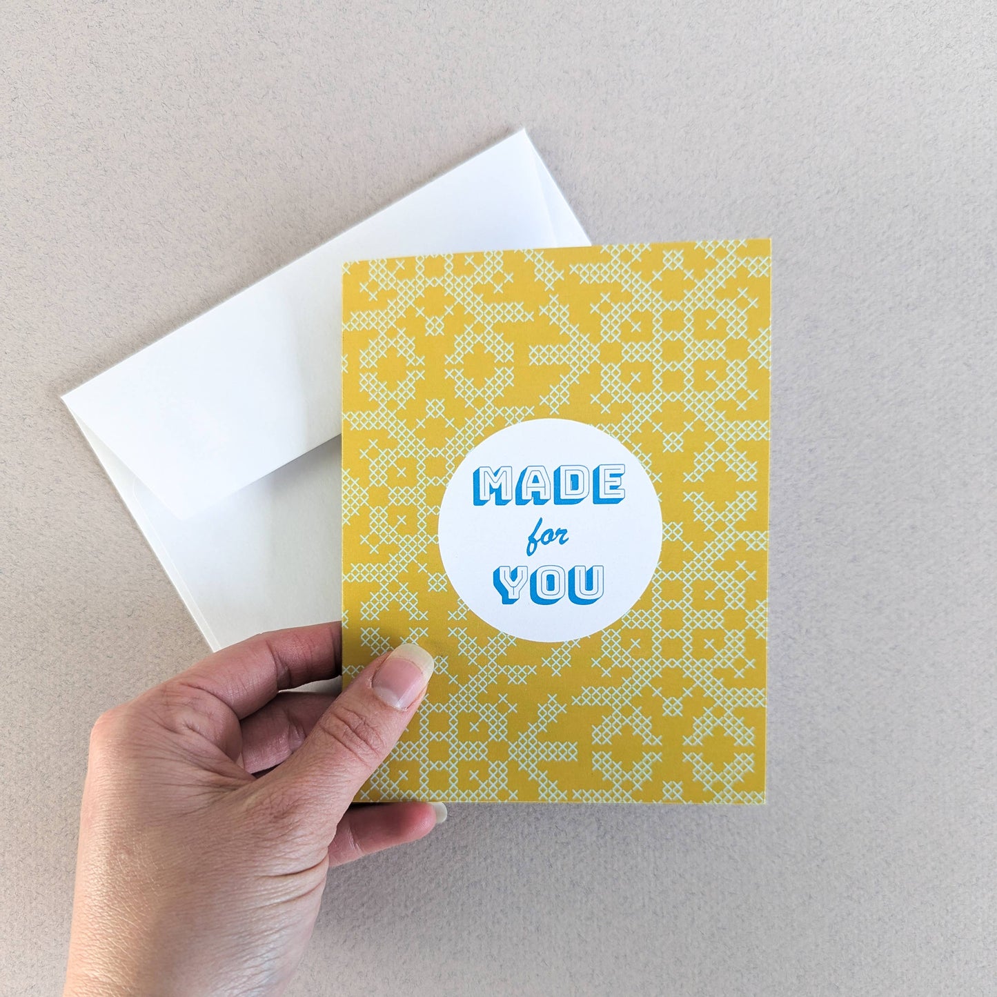 Made For You Greeting Card for Gifting Handmades
