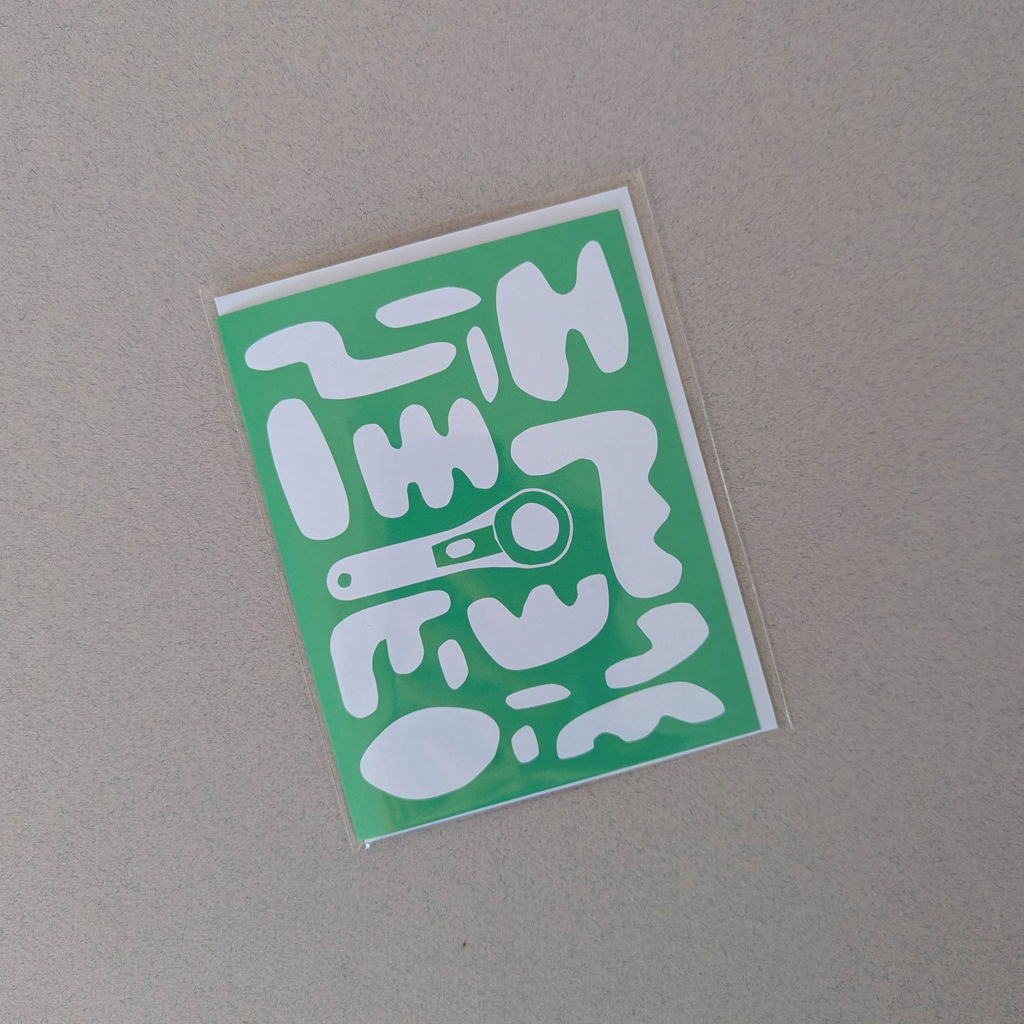 Rotary Cutter Greeting Card