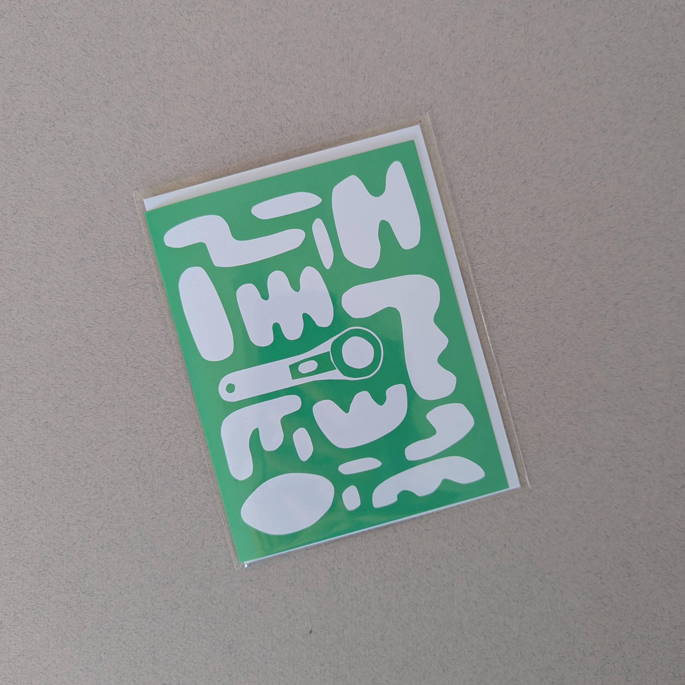 Rotary Cutter Greeting Card