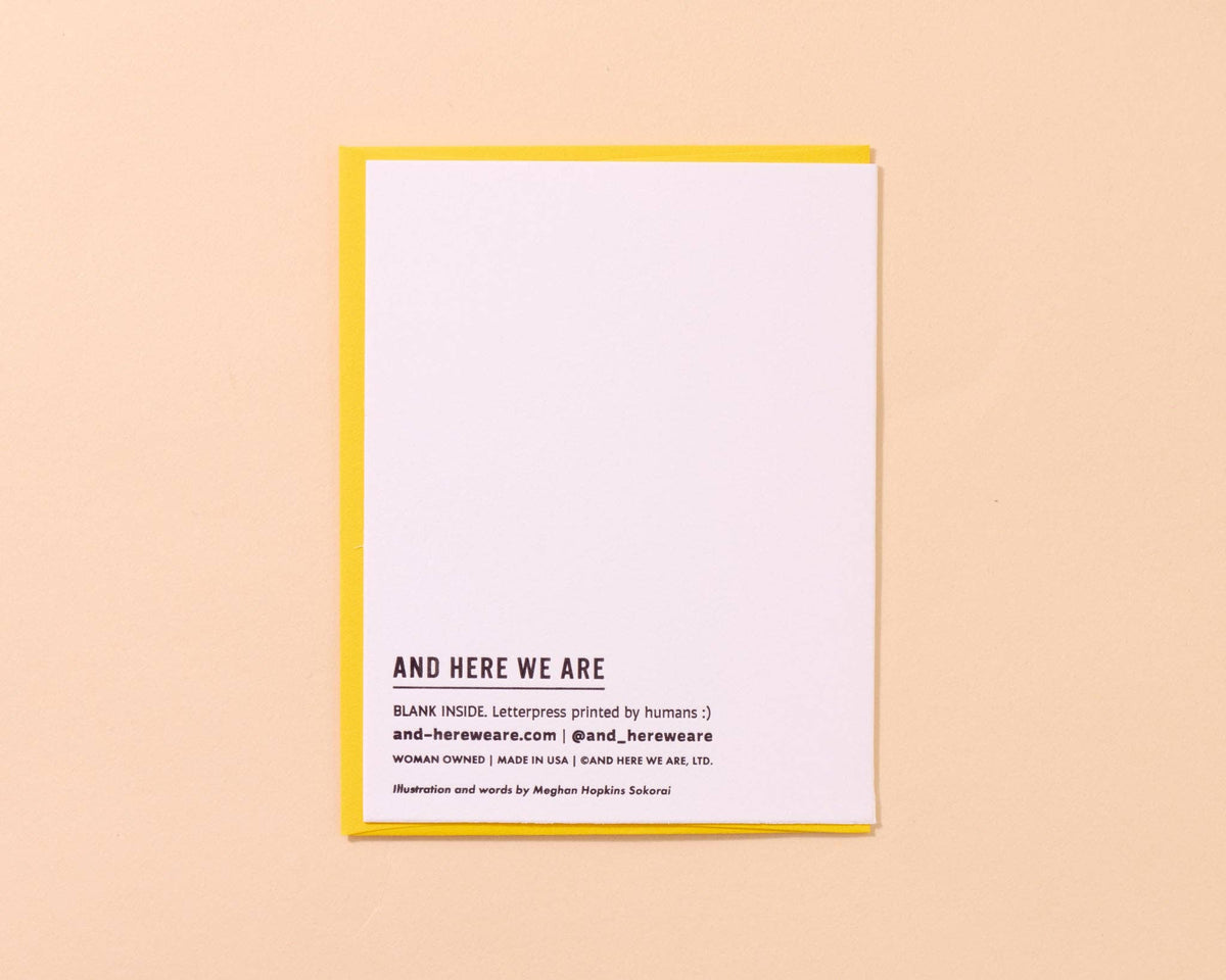 Thanks Sew Much Letterpress card