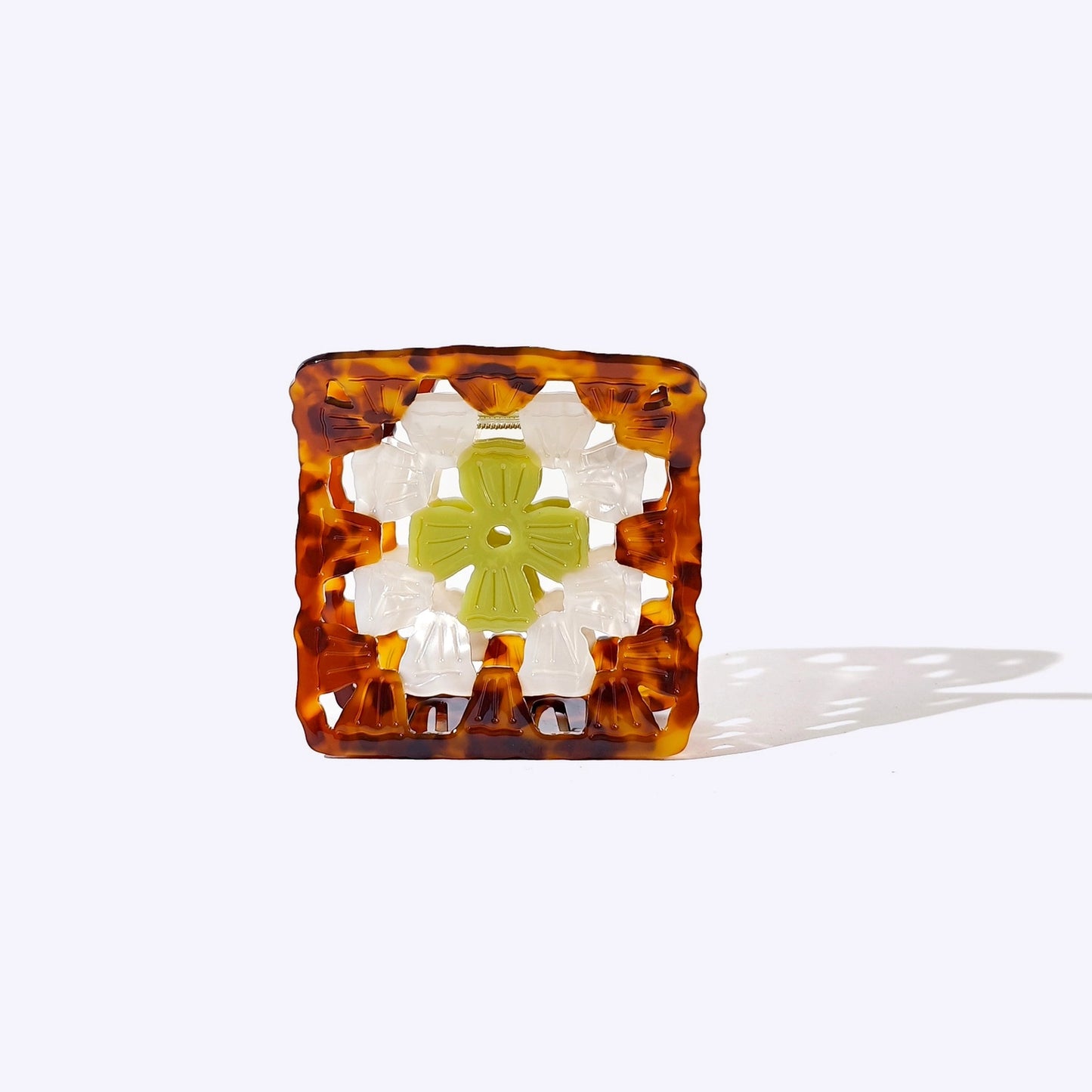 Granny Square Hair Claw - XL Harvest Season