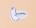 Tootin' Ghost Sticker
