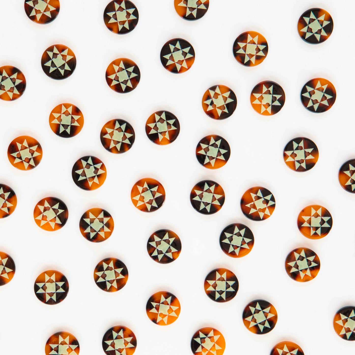 Quilt Star Small 5/8" Buttons