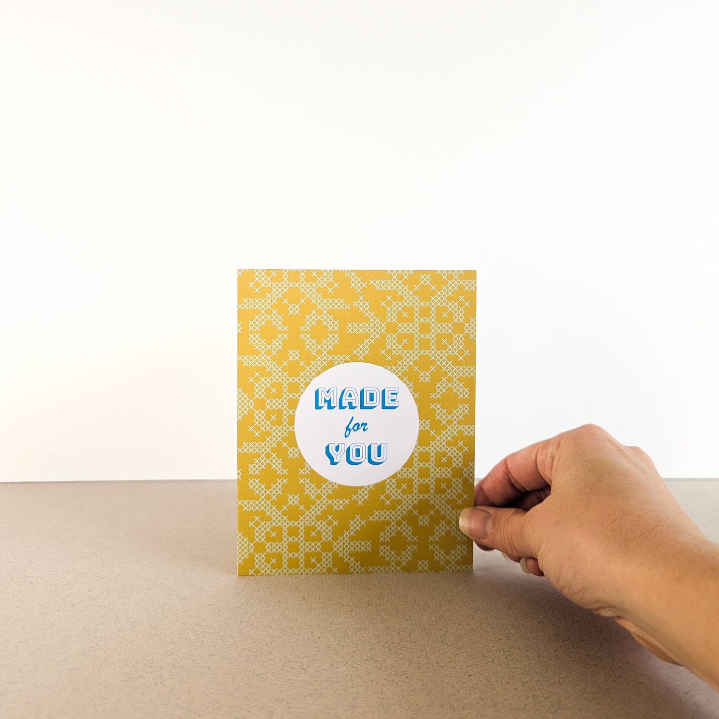 Made For You Greeting Card for Gifting Handmades