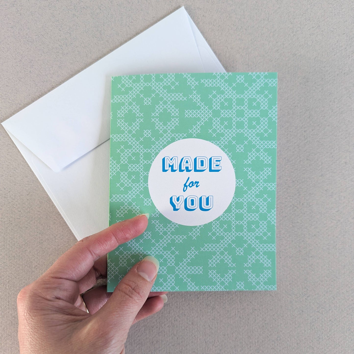 Made For You Greeting Card for Gifting Handmades
