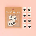 Black Heart Sewing Labels