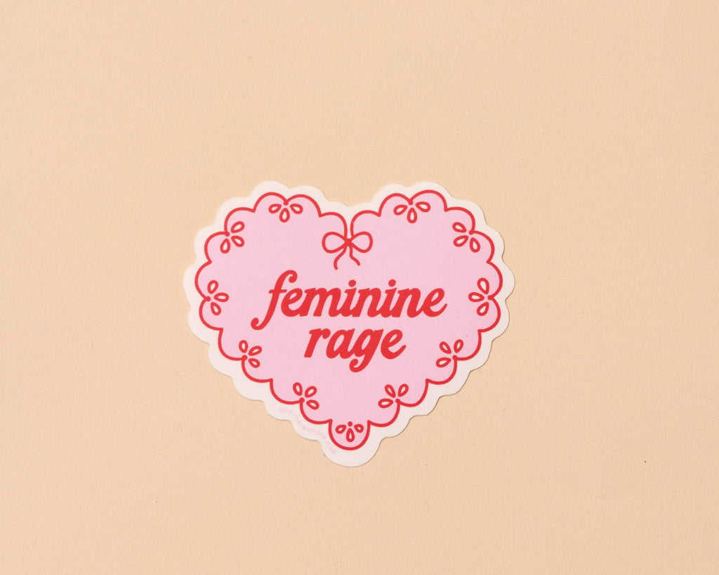 Feminine Rage Sticker