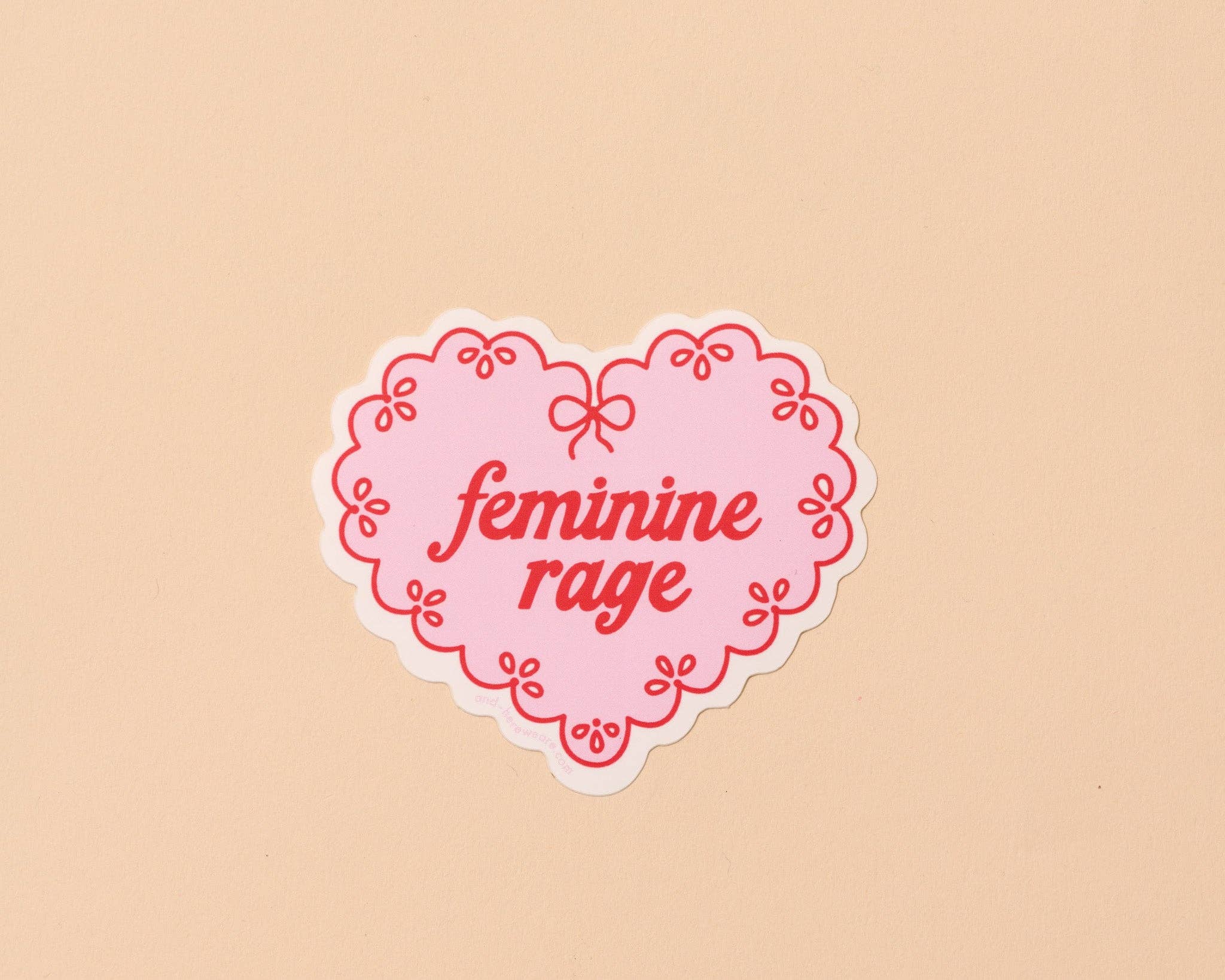 Feminine Rage Sticker