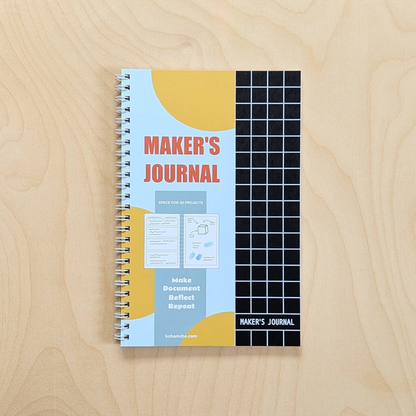 Maker's Project Journal - Craft Documentation Notebook