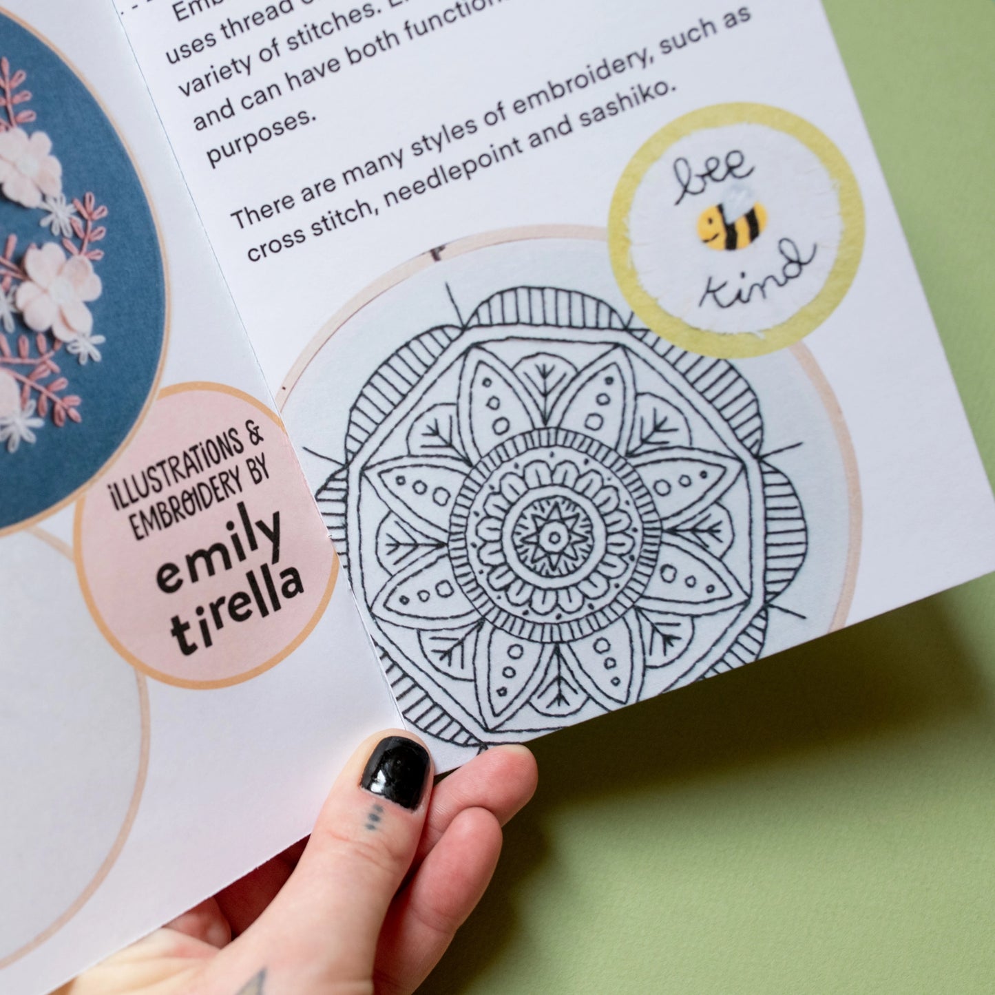 Embroidery and cross stitch basics zine