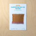 Handwoven Sew-on Patch - Swiss Twill No. 33 of 34