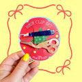 Sewing kit hair clip set