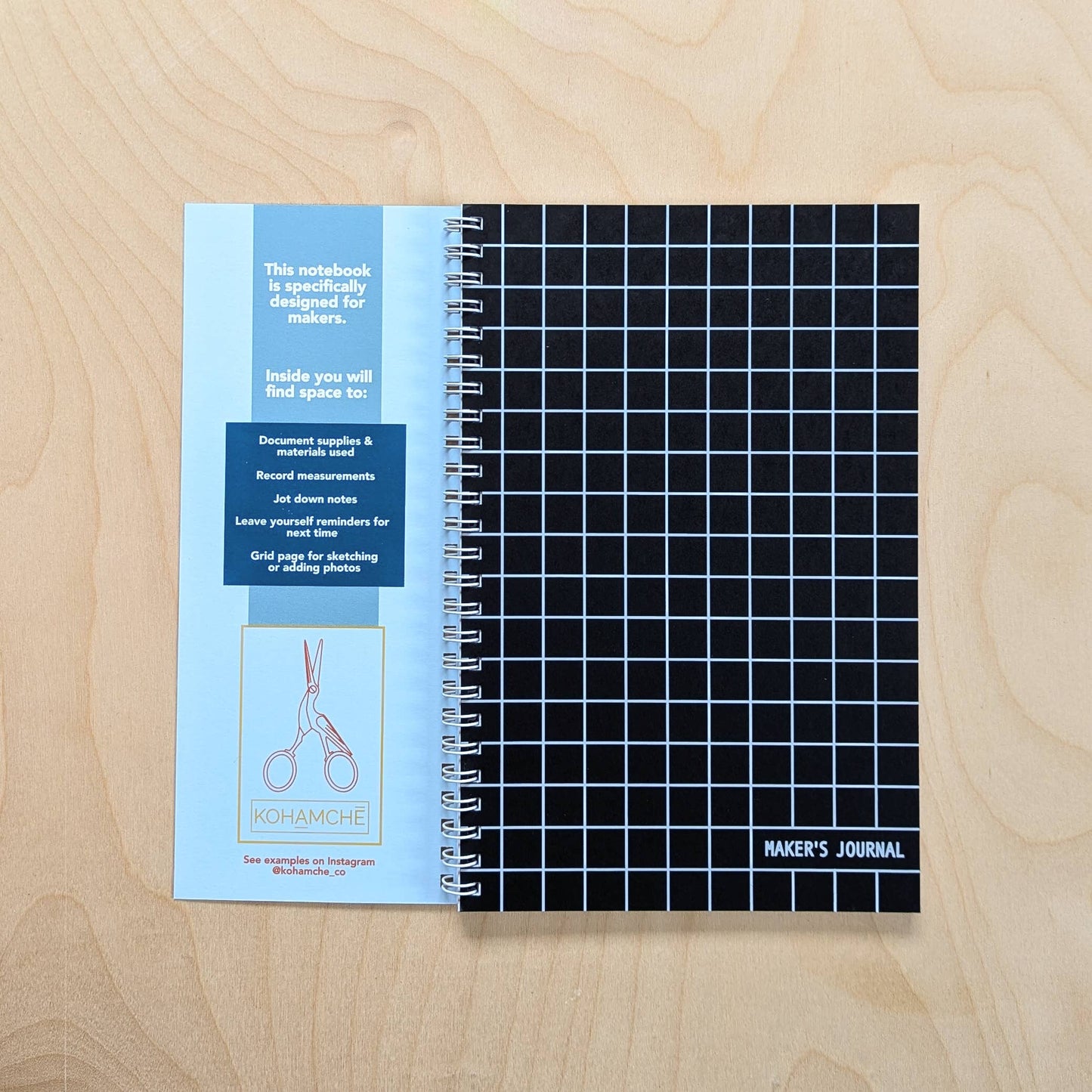 Maker's Project Journal - Craft Documentation Notebook