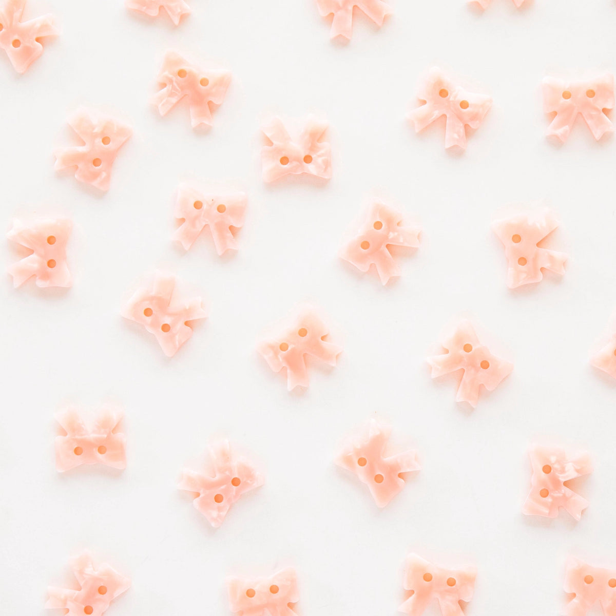 Pink bow small 5/8" buttons