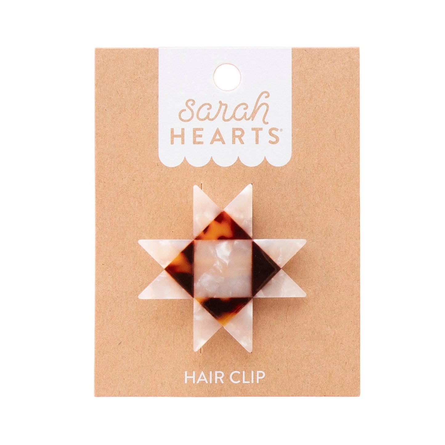 Sawtooth Star Hair Clip - Sarah Hearts