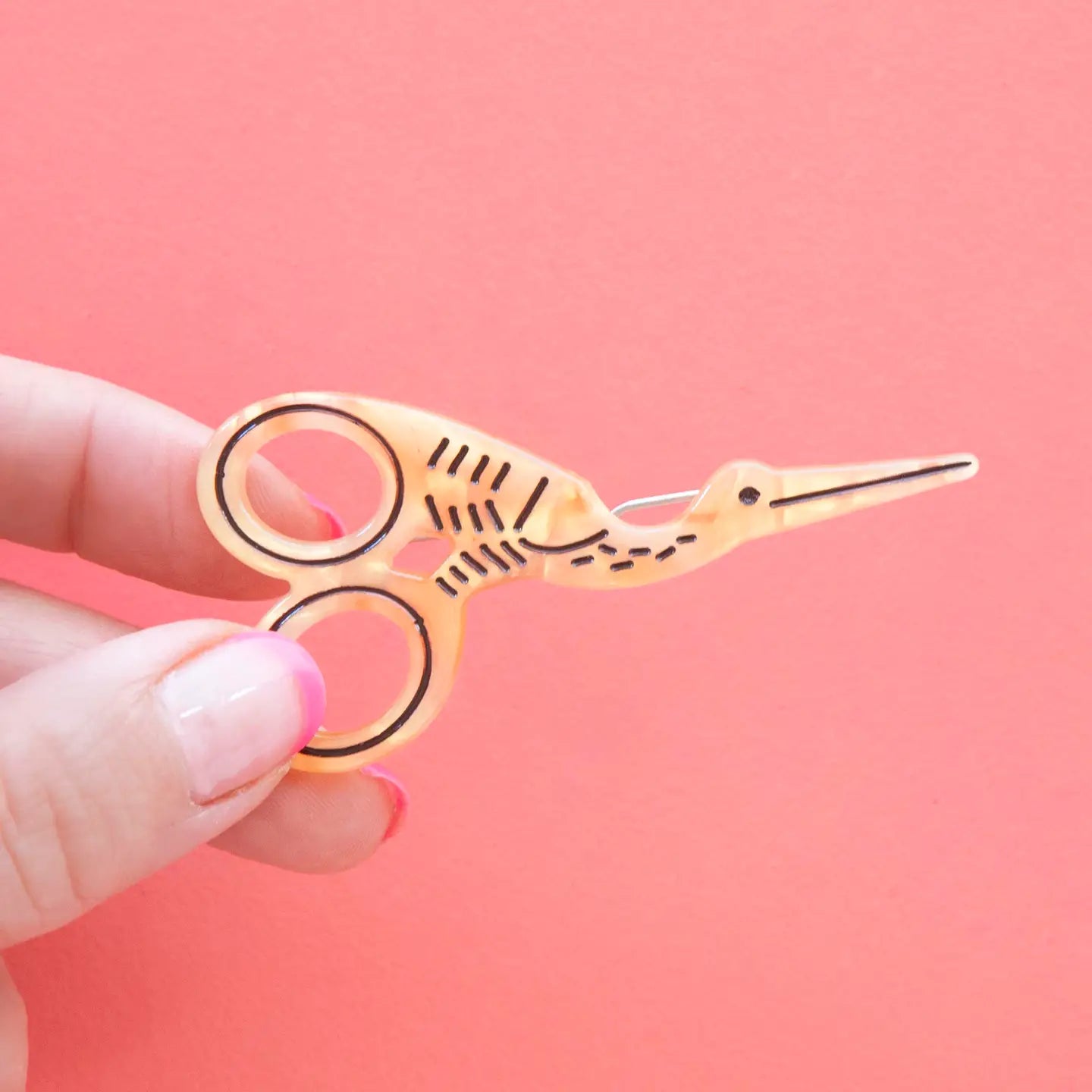 Stork Scissors Hair Clip