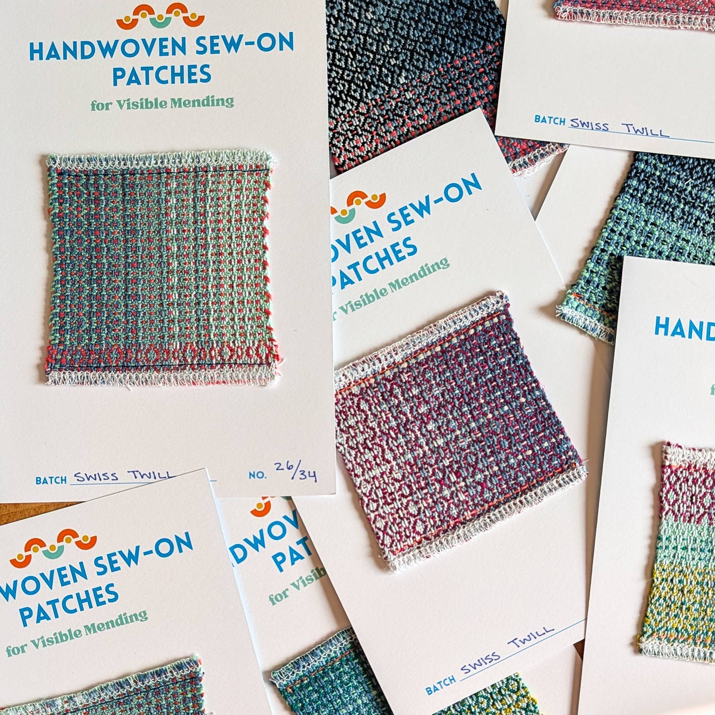 Handwoven Sew-on Patch - Swiss Twill No. 11 of 34