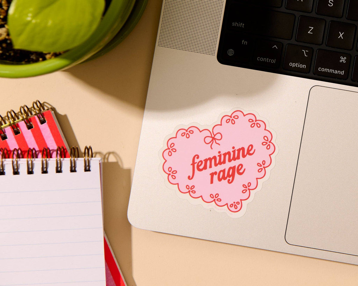 Feminine Rage Sticker