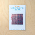 Handwoven Sew-on Patch - Swiss Twill No. 6 of 34