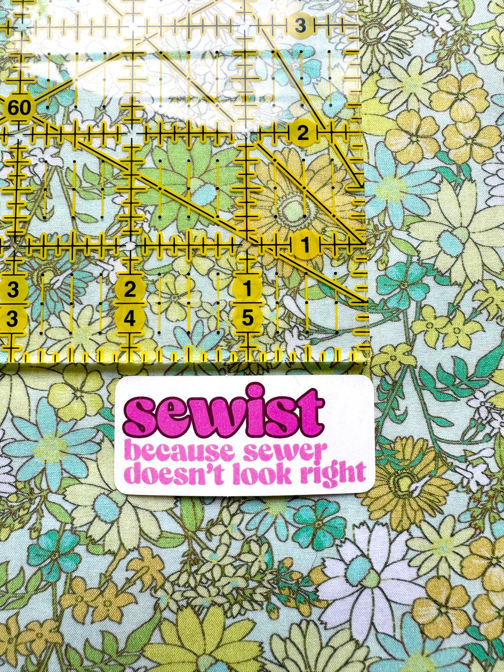 Sewist because sewer doesn't look right sticker