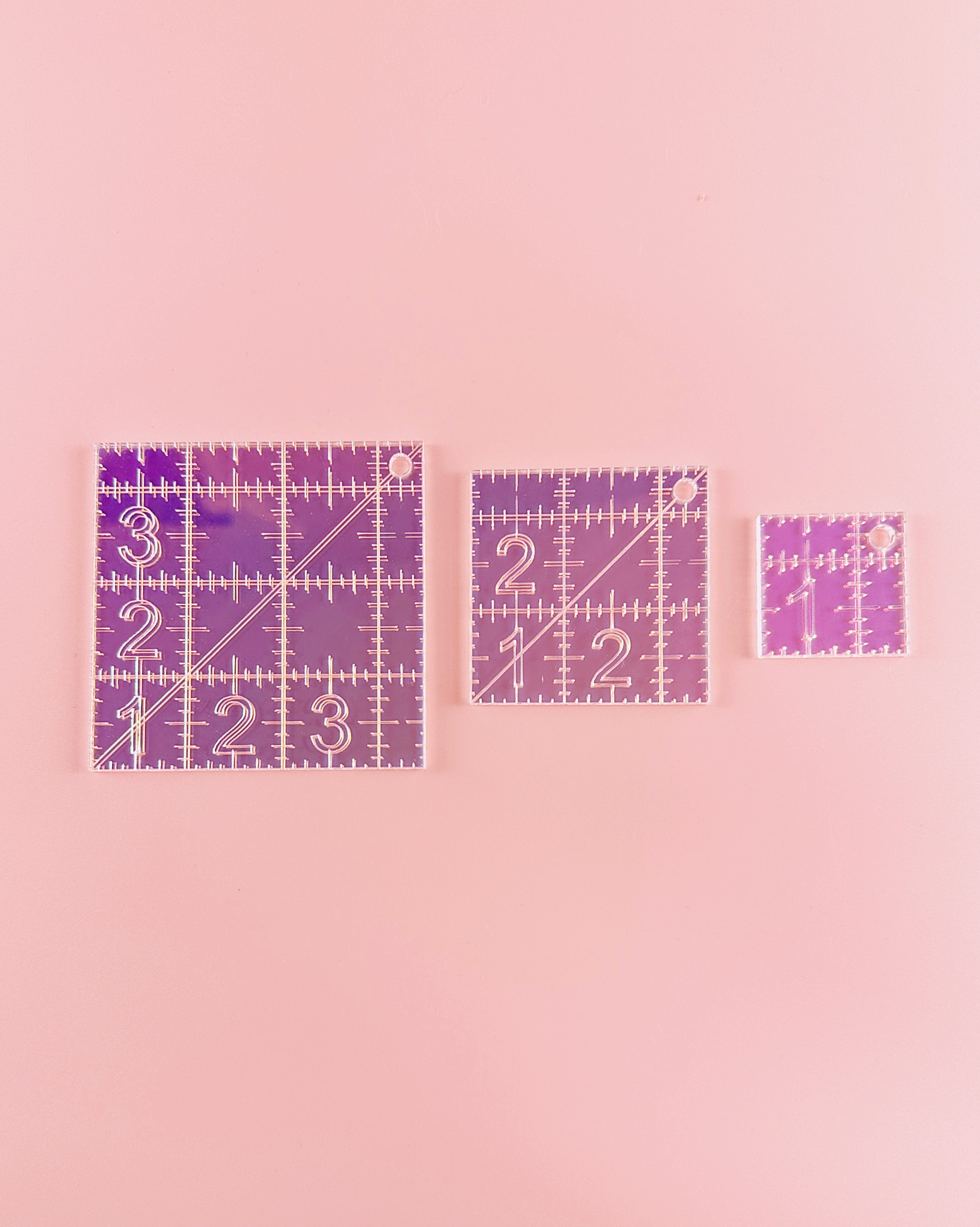 Mini Squares Set Quilting Rulers