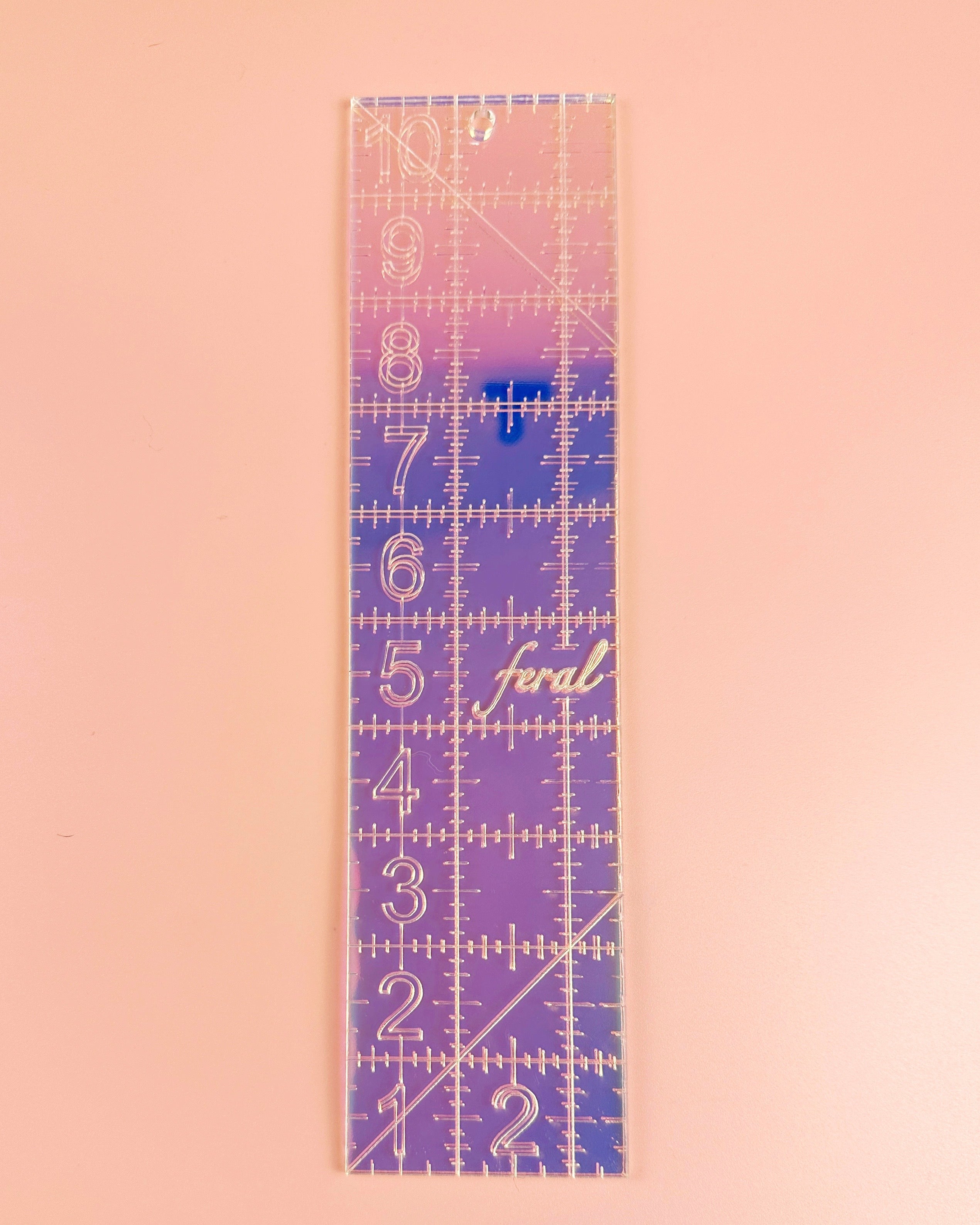 2.5 by 10 in Quilting Ruler