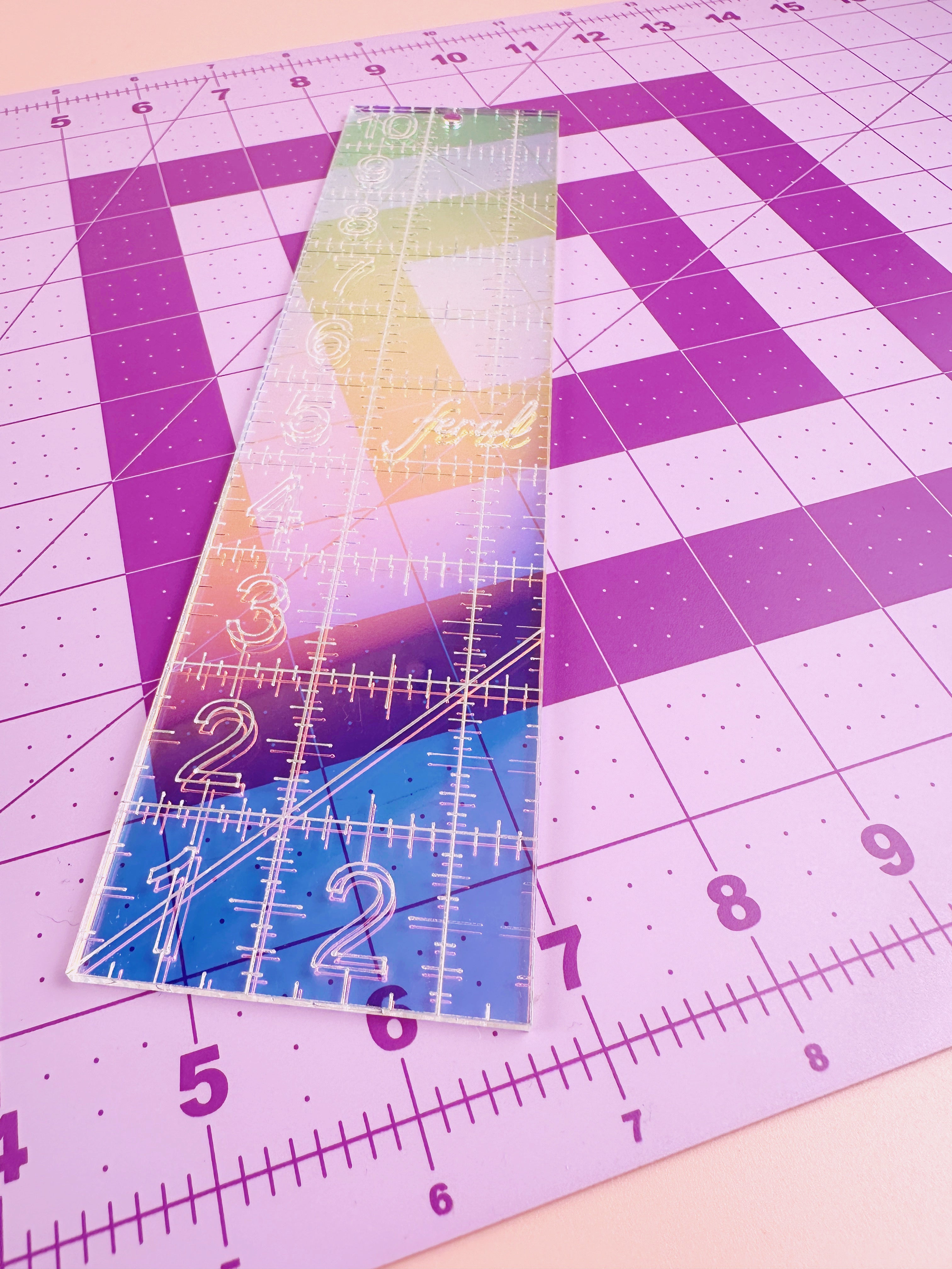 2.5 by 10 in Quilting Ruler